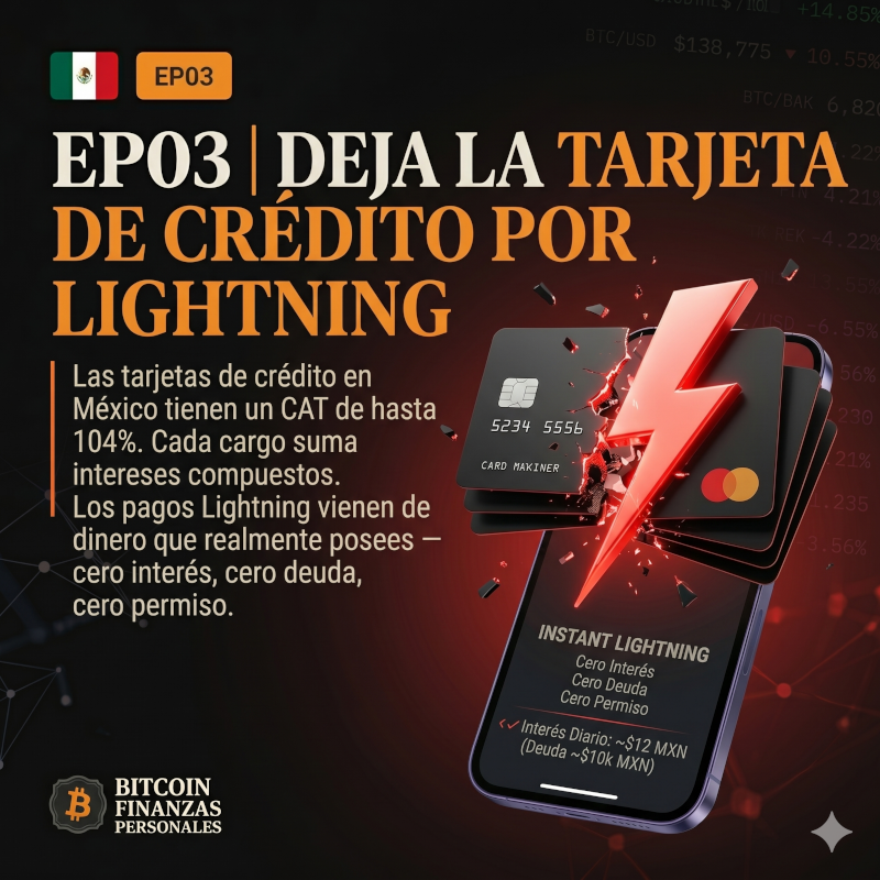 Deja la Tarjeta de Crédito por Lightning thumbnail